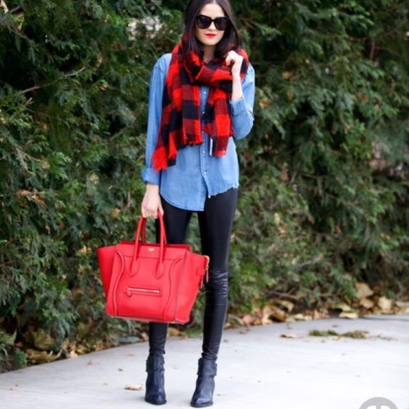 Plaid Scarf - Picture 1 of 8